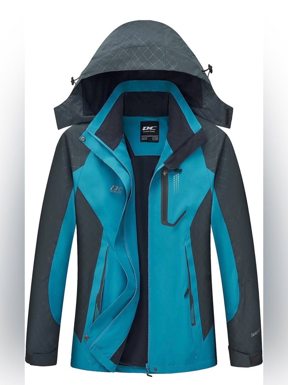 EUC Diamond Candy Large Rain Jacket